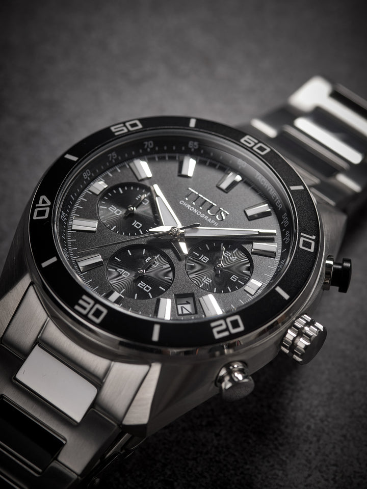 SOLVIL ET TITUS MODERNIST W06-03265-001 CHRONOGRAPH QUARTZ MEN WATCH