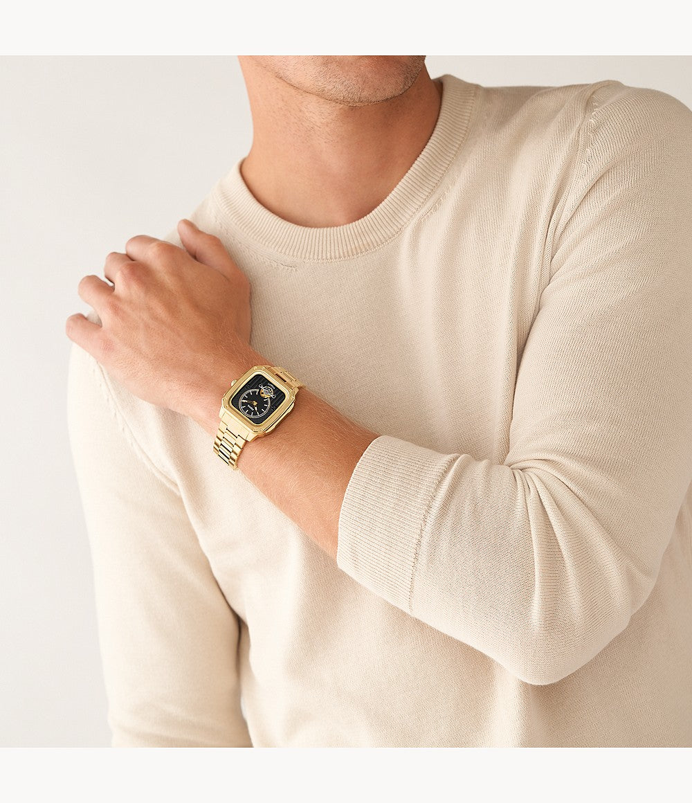 FOSSIL ME3239 INSCRIPTION AUTOMATIC MEN WATCH