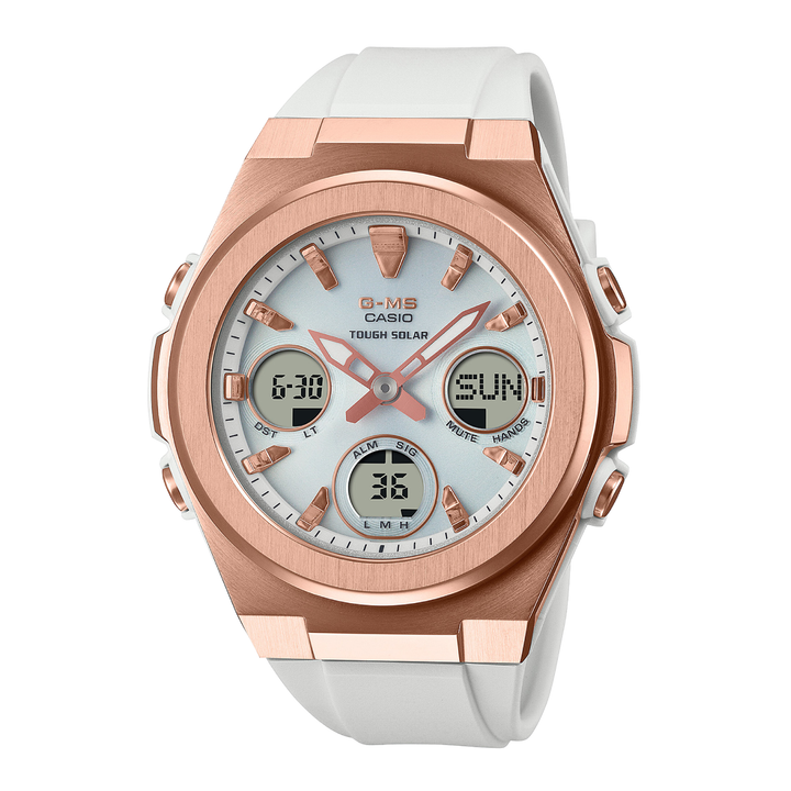 CASIO BABY-G G-MS MSG-S600G-7ADR WHITE PINK WATCH
