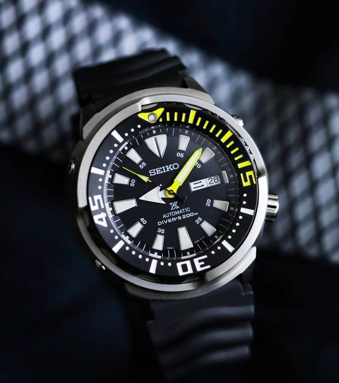 SEIKO PROSPEX SRPE87K1 AUTOMATIC BABY TUNA DIVER MEN WATCH