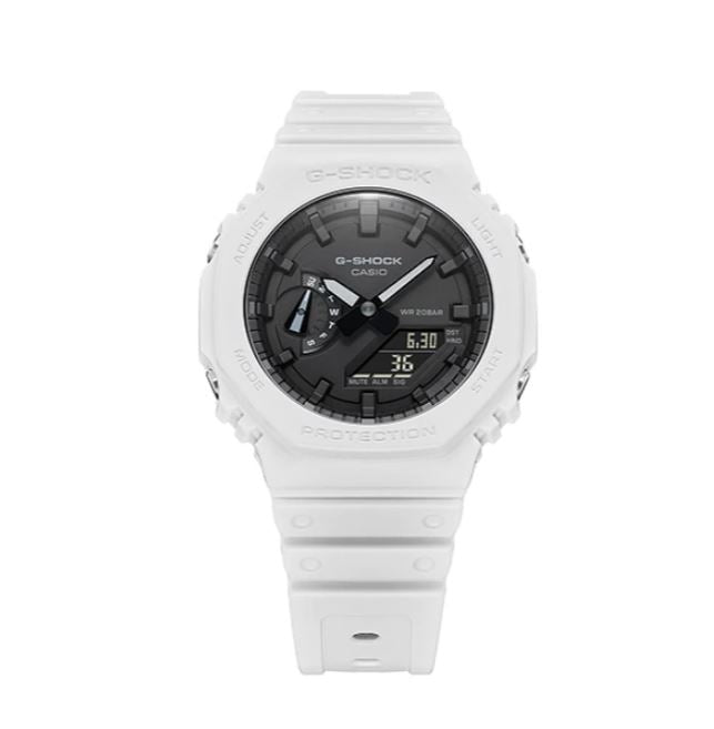 CASIO G-SHOCK GA-2100-7ADR STANDARD ANALOG-DIGITAL WHITE WATCH