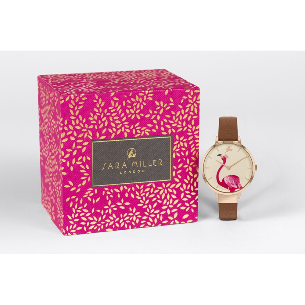 SARA MILLER PICCADILLY COLLECTION FLAMINGO ROSE GOLD