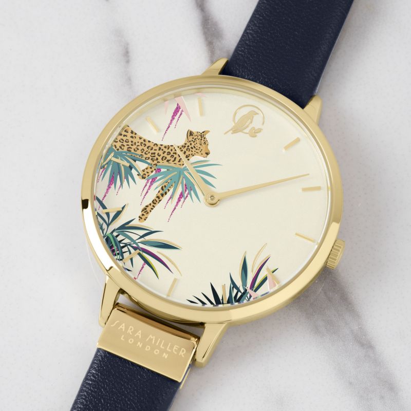 SARA MILLER TAHITI COLLECTION LEOPARD GOLD