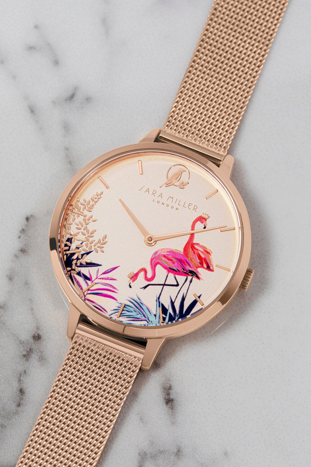 SARA MILLER TAHITI COLLECTION FLAMINGO ROSE GOLD