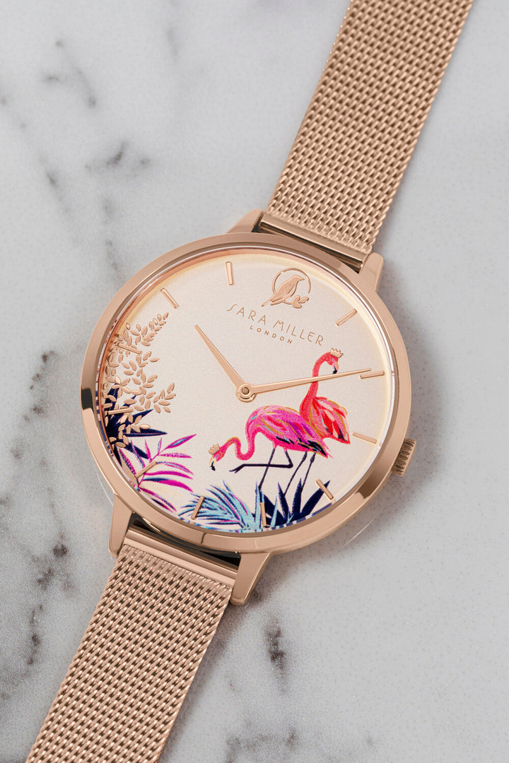 SARA MILLER TAHITI COLLECTION FLAMINGO ROSE GOLD