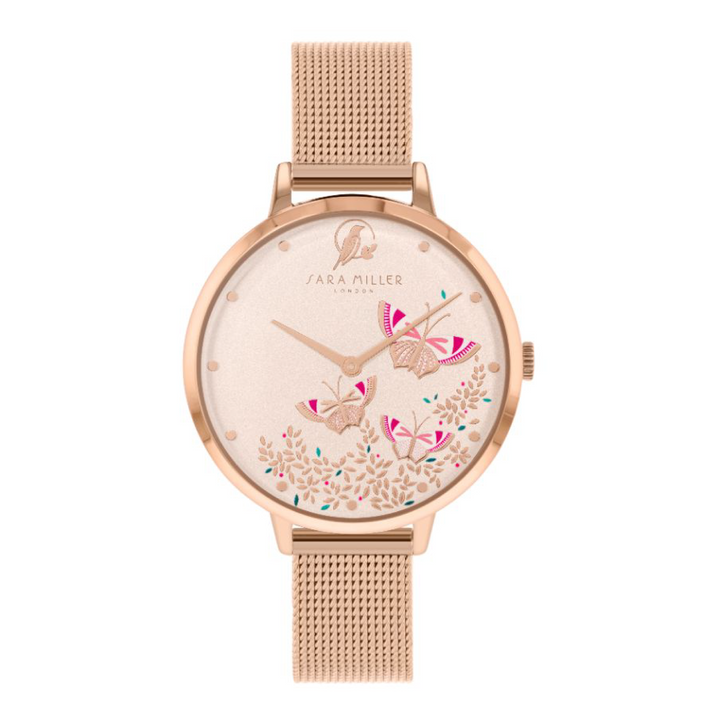 SARA MILLER KEW COLLECTION BUTTERFLY ROSE GOLD