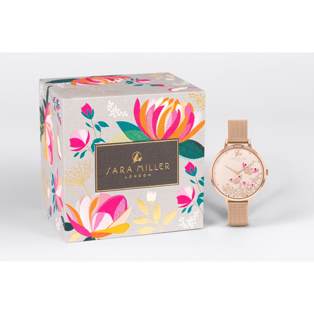 SARA MILLER KEW COLLECTION BUTTERFLY ROSE GOLD