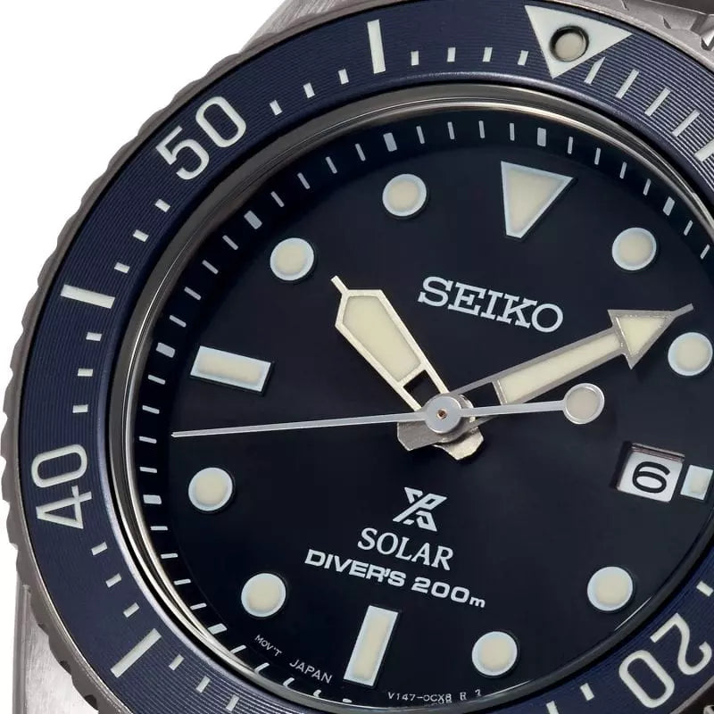 SEIKO PROSPEX SNE569P1 COMPACT SOLAR SCUBA DIVER MEN WATCH