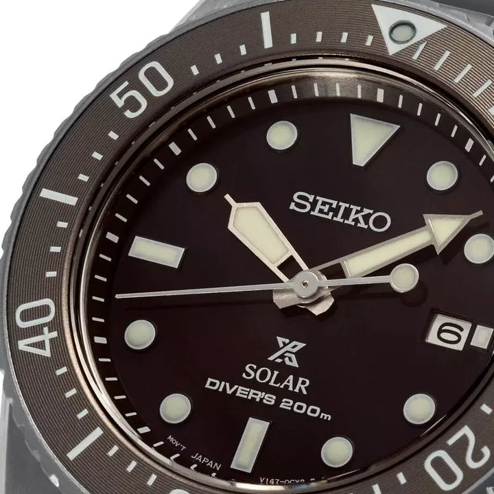 SEIKO PROSPEX SNE571P1 COMPACT SOLAR SCUBA DIVER MEN WATCH