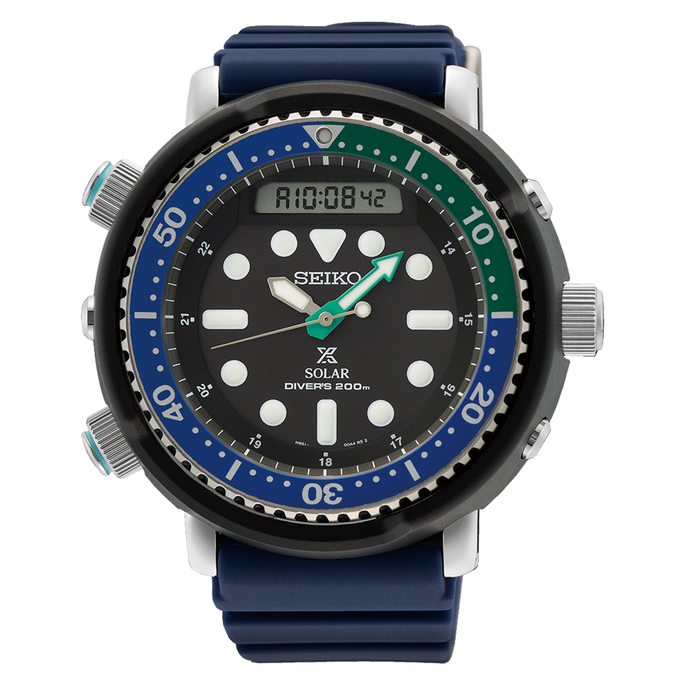 SEIKO PROSPEX SNJ039P1 TROPICAL LAGOON SPECIAL EDITION HYBRID DIVER'S MEN WATCH