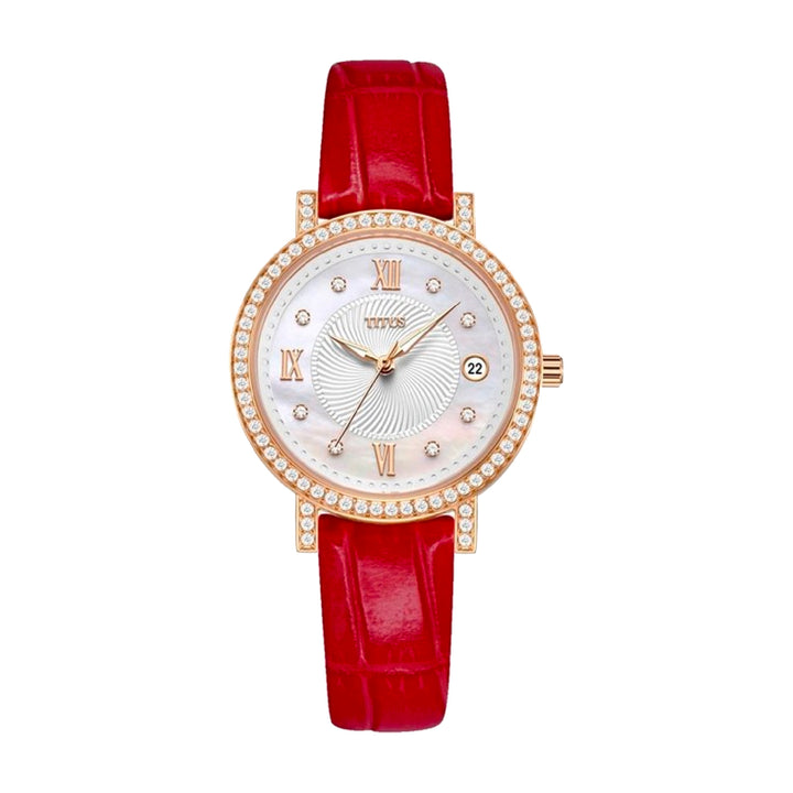 SOLVIL ET TITUS CHANDELIER W06-03191-004 3 HANDS DATE QUARTZ WOMEN WATCH