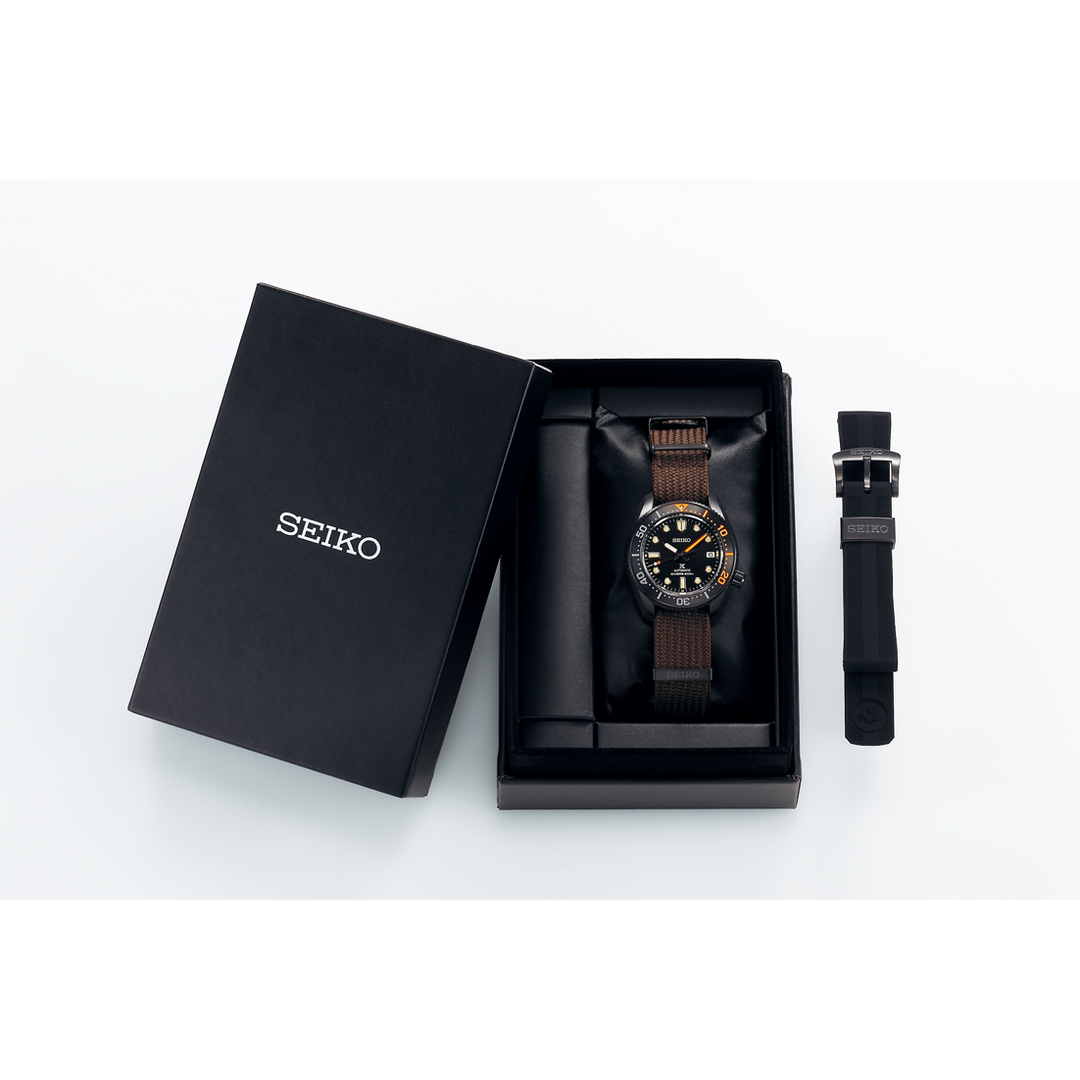 SEIKO PROSPEX SPB255J1 LIMITED EDITION BLACK SERIES 1968 RE-CREATION MEN WATCH