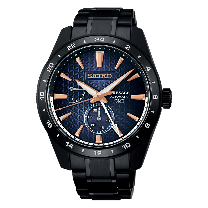 SEIKO PRESAGE SPB361J1 "AKEBONO" SHARP EDGED GMT LIMITED EDITION MEN WATCH
