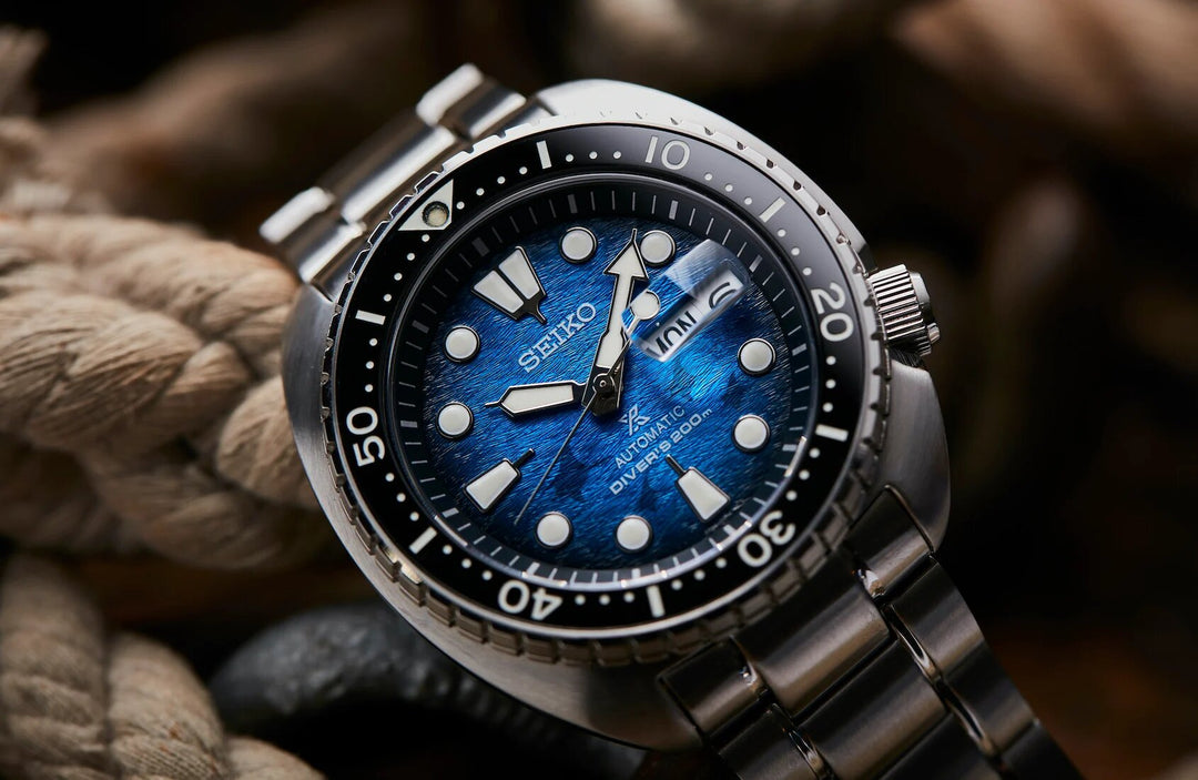 SEIKO PROSPEX SRPE39K1 KING TURTLE OCEAN MANTA RAY SPECIAL EDITION MEN WATCH