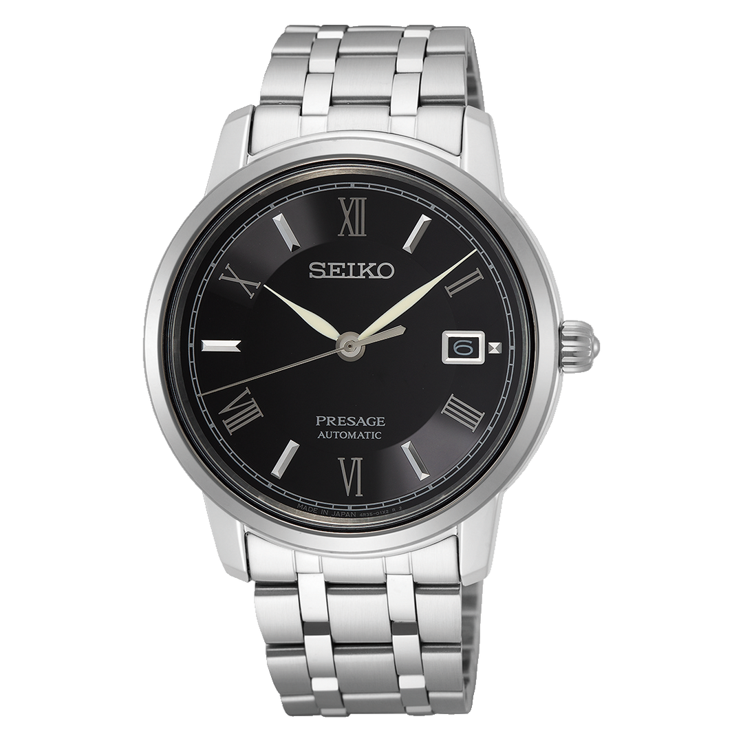 SEIKO PRESAGE SRPF27J1 AUTOMATIC 3 HANDS DATE MEN WATCH