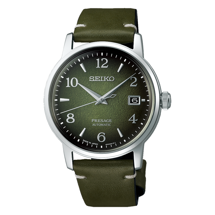 SEIKO PRESAGE SRPF41J1 LIMITED EDITION COCKTAIL TIME "MATCHA" AUTOMATIC MEN WATCH