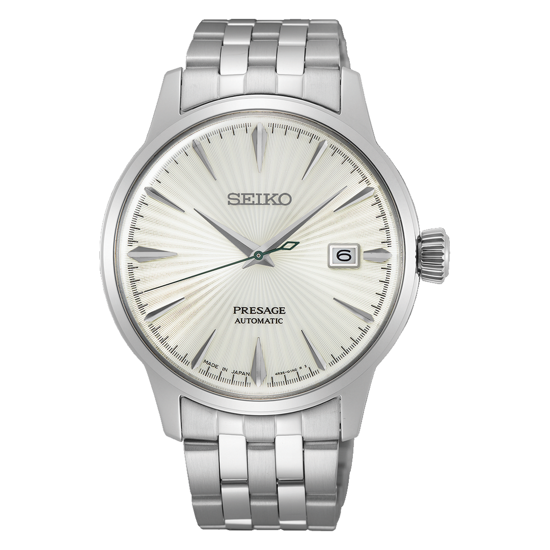 SEIKO PRESAGE SRPG23J1 COCKTAIL TIME "THE MARTINI" AUTOMATIC MEN WATCH