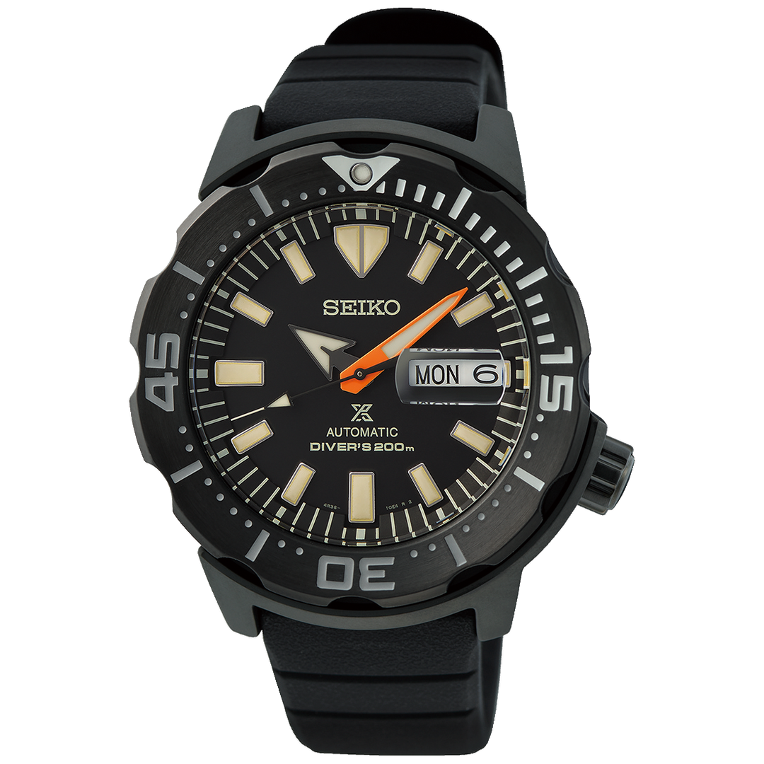 All black seiko deals watch