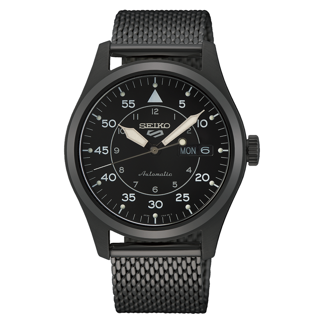 All black 2025 automatic watch