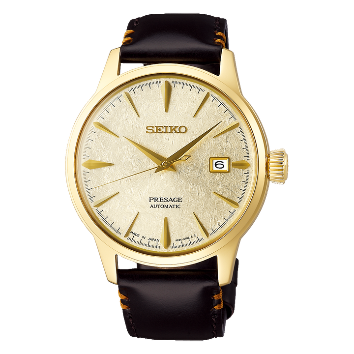 SEIKO PRESAGE SRPH78J1 LIMITED EDITION COCKTAIL TIME "SAKE" AUTOMATIC MEN WATCH