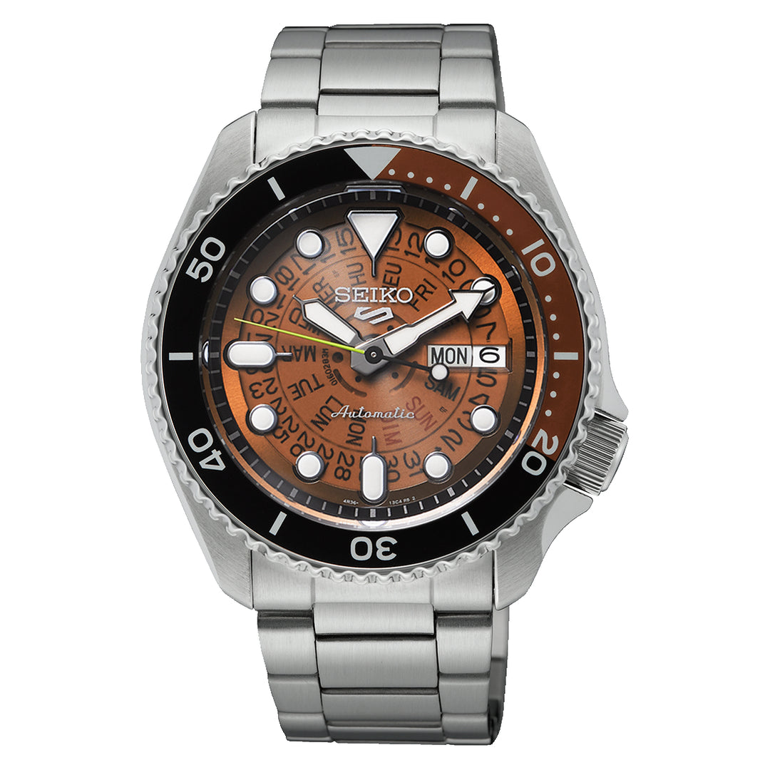 SEIKO 5 SPORTS SRPJ47K1 AUTOMATIC SKX 'SKELETON STYLE' MEN WATCH