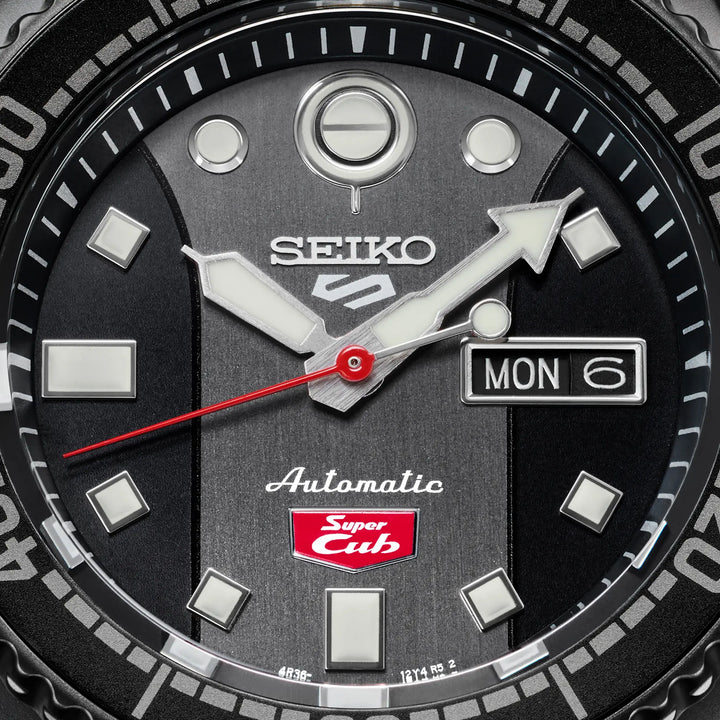 SEIKO 5 SPORTS SRPJ75K1 LIMITED EDITION HONDA SUPER CUB MEN WATCH