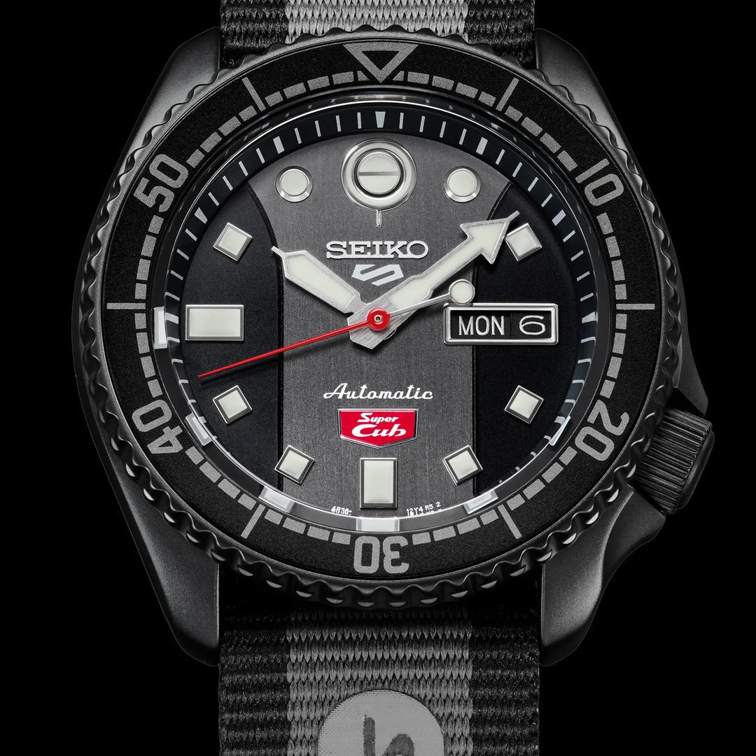 SEIKO 5 SPORTS SRPJ75K1 LIMITED EDITION HONDA SUPER CUB MEN WATCH