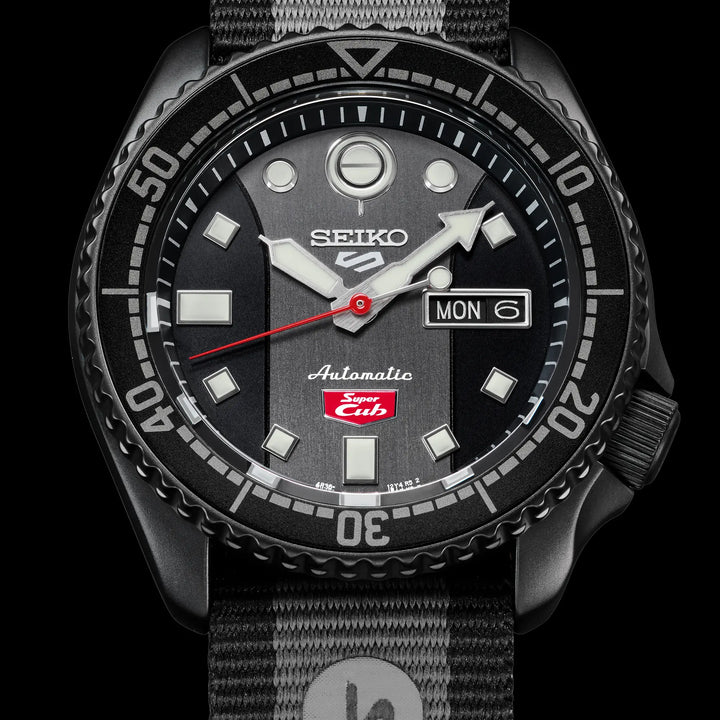 SEIKO 5 SPORTS SRPJ75K1 LIMITED EDITION HONDA SUPER CUB MEN WATCH