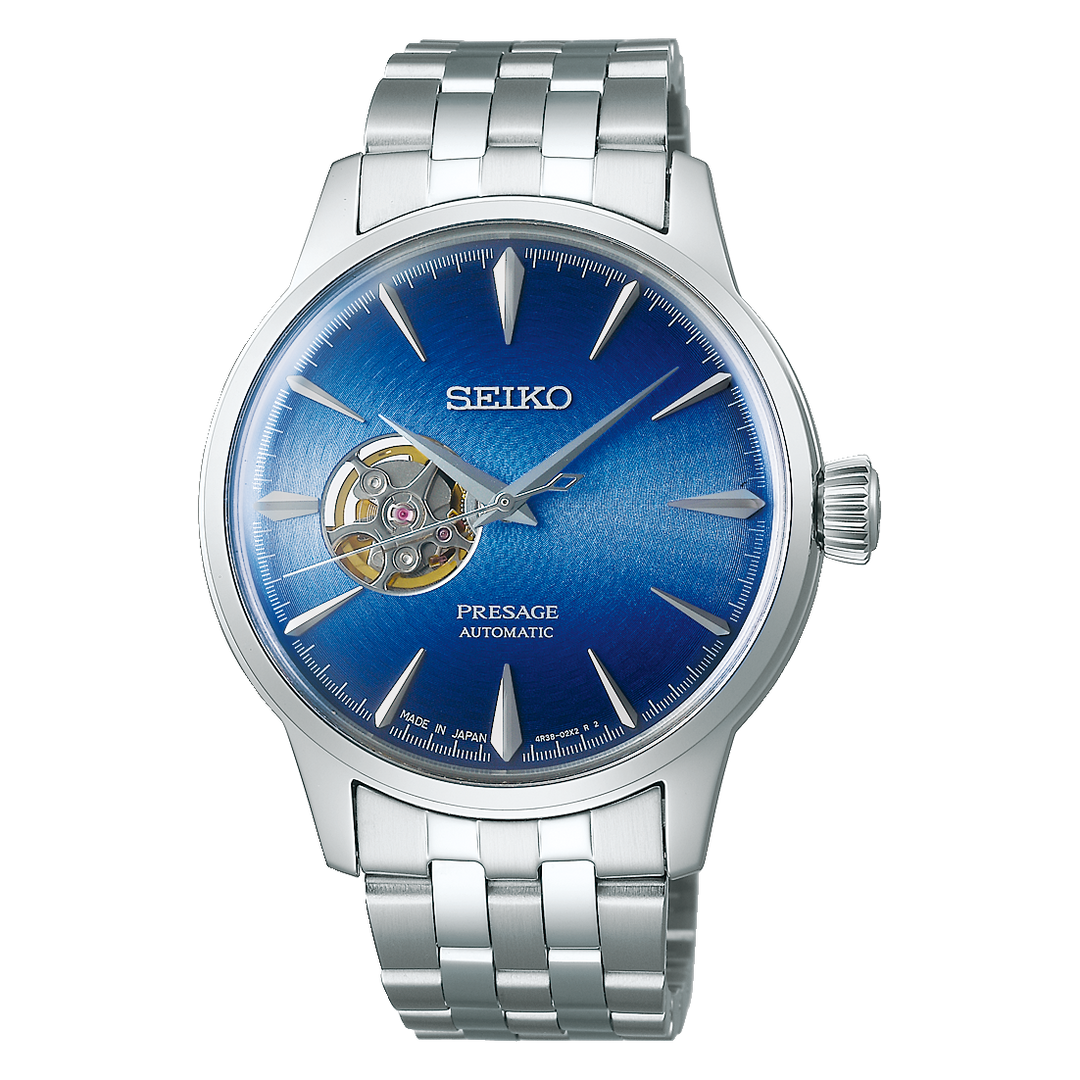 SEIKO PRESAGE SSA439J1 COCKTAIL TIME "BLUE ACAPULCO" AUTOMATIC MEN WATCH