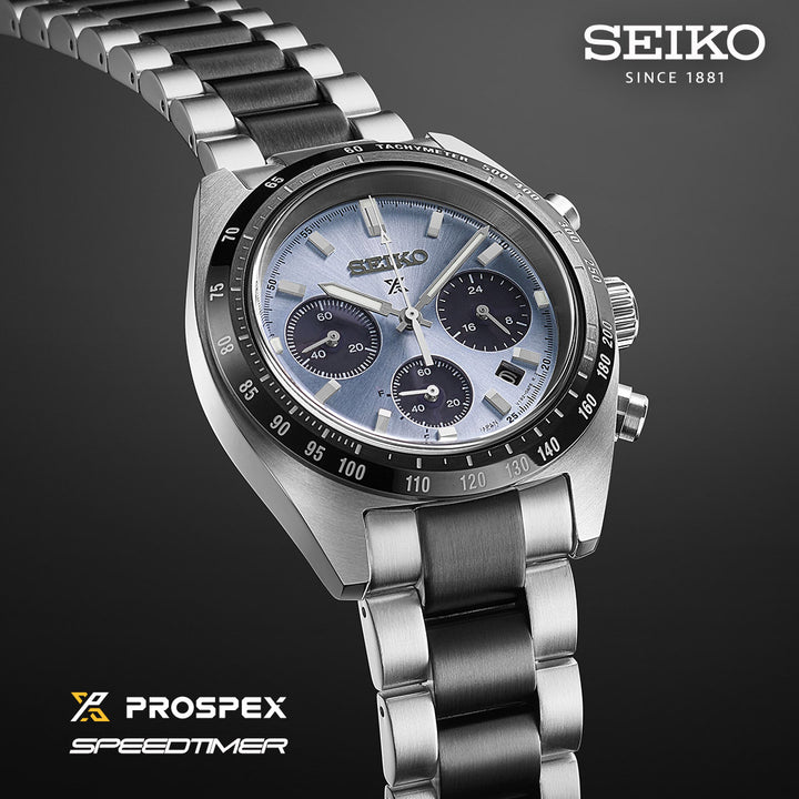 SEIKO PROSPEX SSC909P1 SPEEDTIMER "CRYSTAL TROPHY" SOLAR LIMITED EDITION MEN WATCH