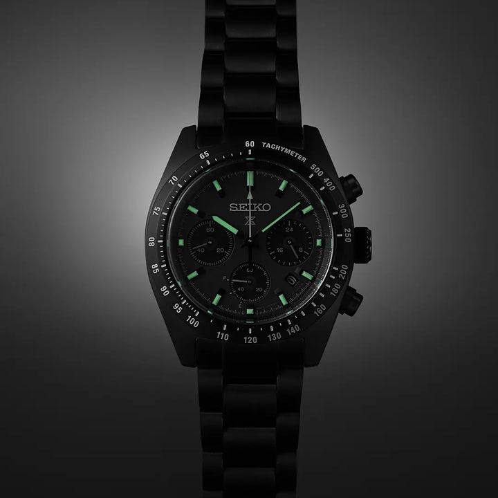 SEIKO PROSPEX SSC917P1 BLACK SERIES SOLAR CHRONOGRAPH MEN WATCH