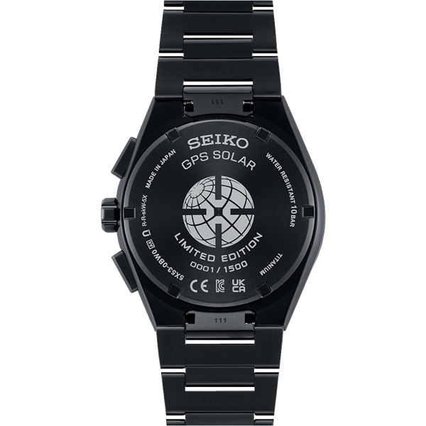 SEIKO ASTRON SSH123J1 "SUPER NOVA" LIMITED EDITION GPS SOLAR 5X53 DUAL-TIME MEN WATCH