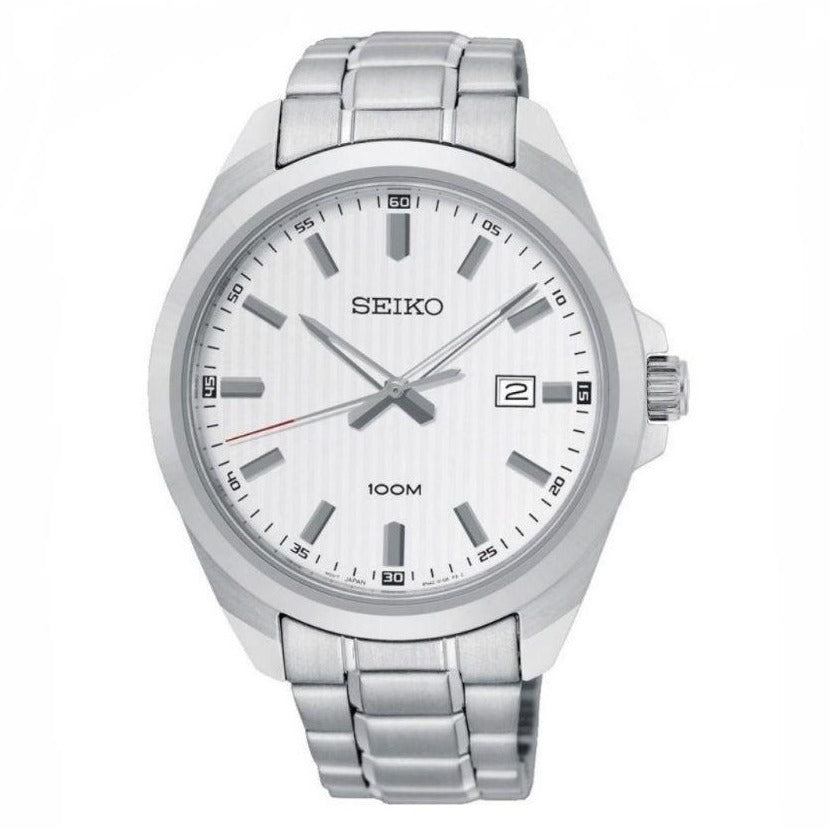 SEIKO SUR273P1 QUARTZ ANALOG 3 HANDS DATE MEN WATCH