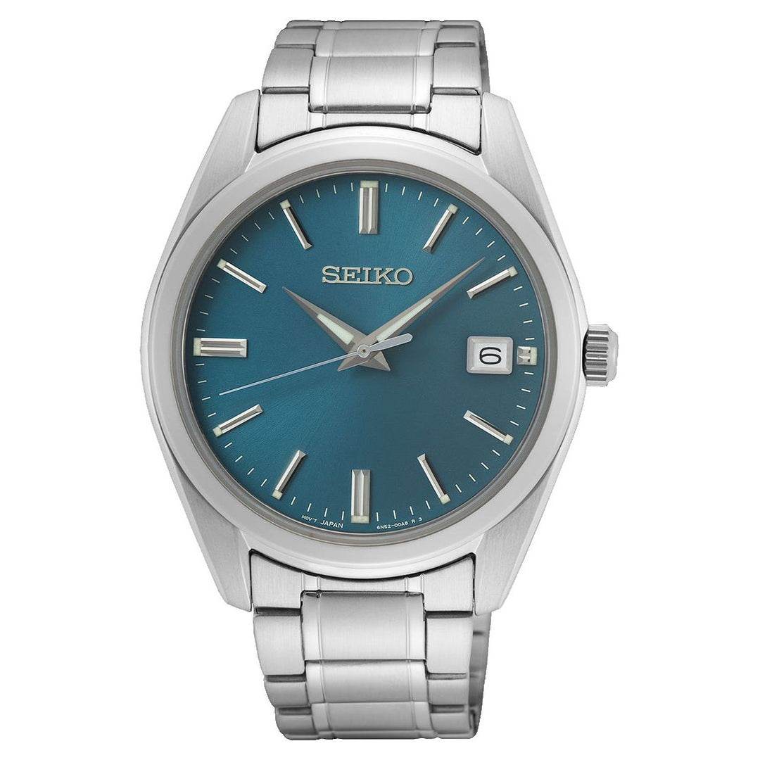 SEIKO SUR525P1 QUARTZ ANALOG 3 HANDS DATE MEN WATCH CITY CHAIN City