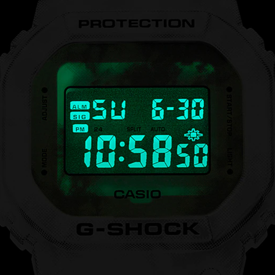 CASIO G-SHOCK DW-5600GC-7DR SPECIAL COLOUR MODELS WHITE WATCH