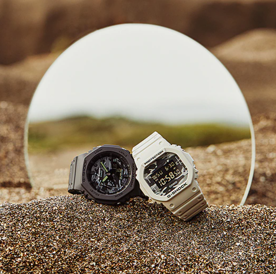CASIO G-SHOCK GA-2100CA-8ADR SPECIAL COLOUR MODELS BLACK WATCH
