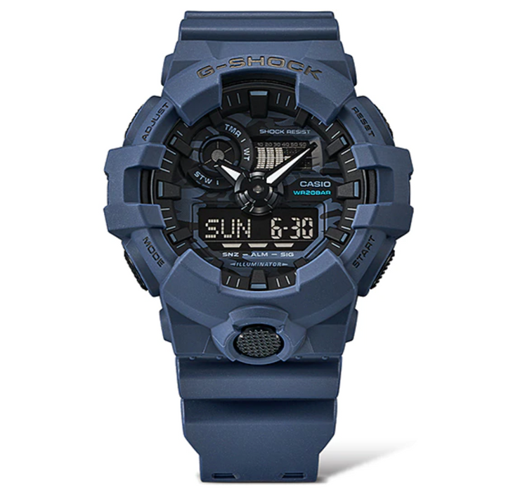 CASIO G-SHOCK GA-700CA-2ADR SPECIAL COLOUR MODELS BLUE WATCH