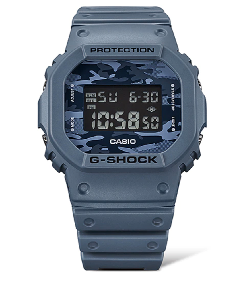 CASIO G-SHOCK DW-5600CA-2DR SPECIAL COLOUR MODELS BLUE WATCH