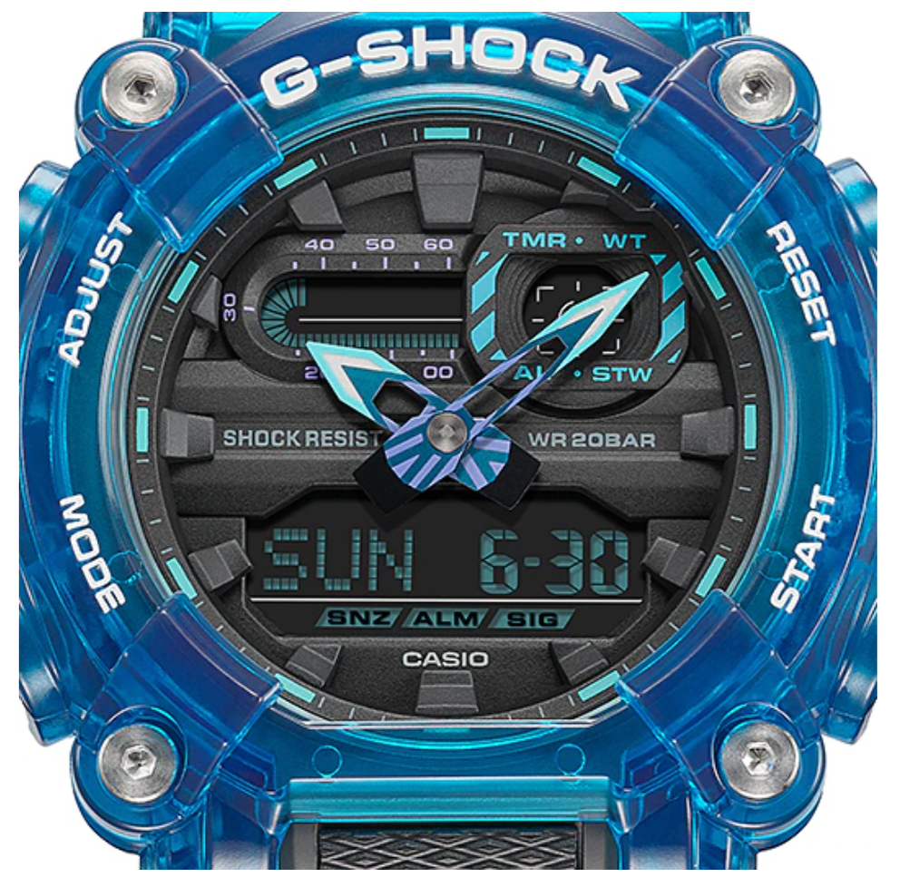 CASIO G-SHOCK PROJECT 900 GA-900SKL-2ADR SPECIAL COLOUR MODELS BLUE WATCH