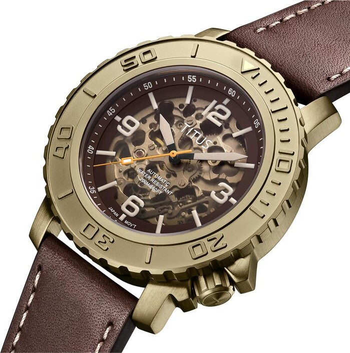 SOLVIL ET TITUS THE CAPE W06-03279-004 3 HANDS MECHANICAL MEN WATCH