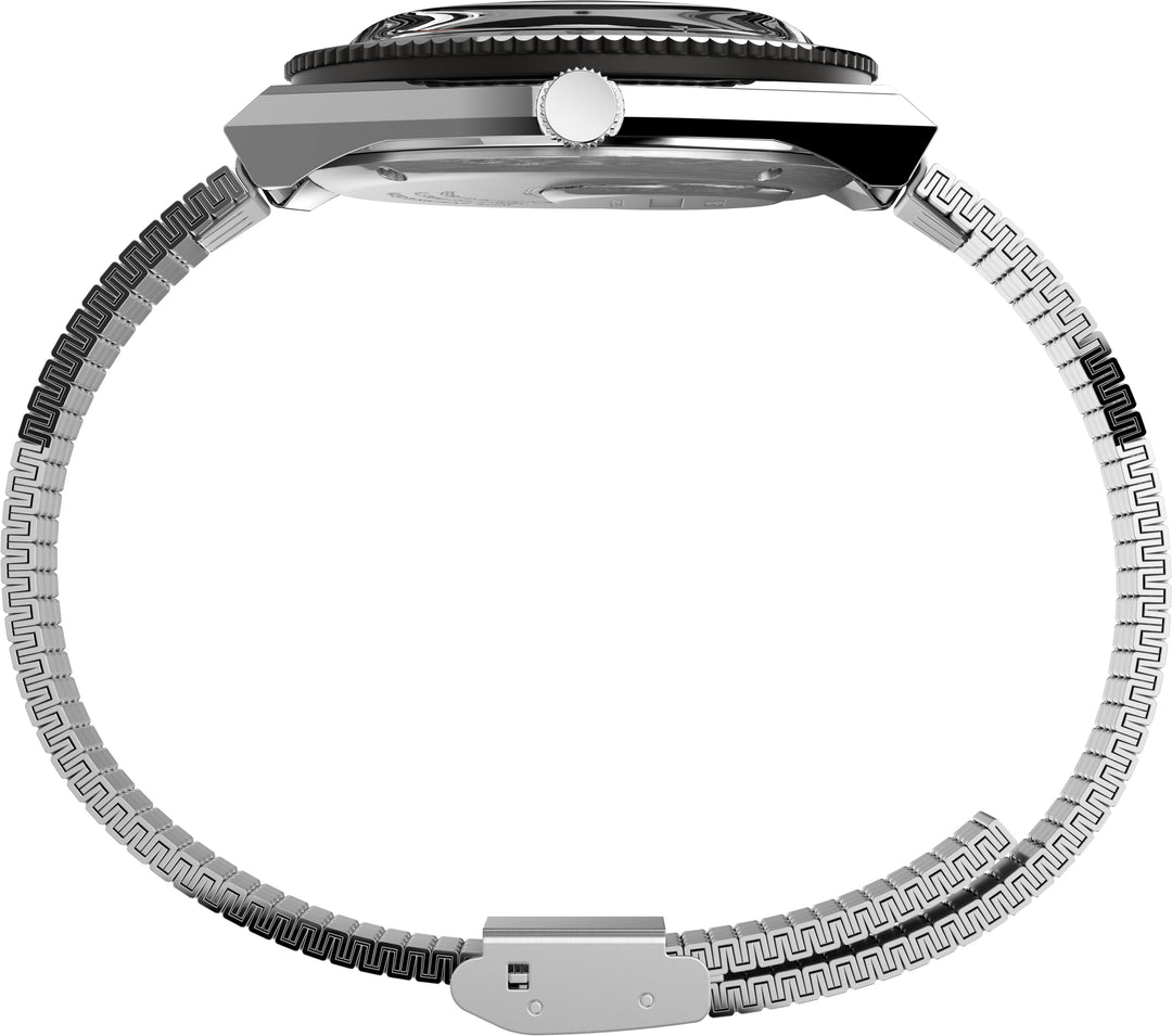 Q TIMEX REISSUE QUARTZ 3 HANDS DATE MEN WATCH