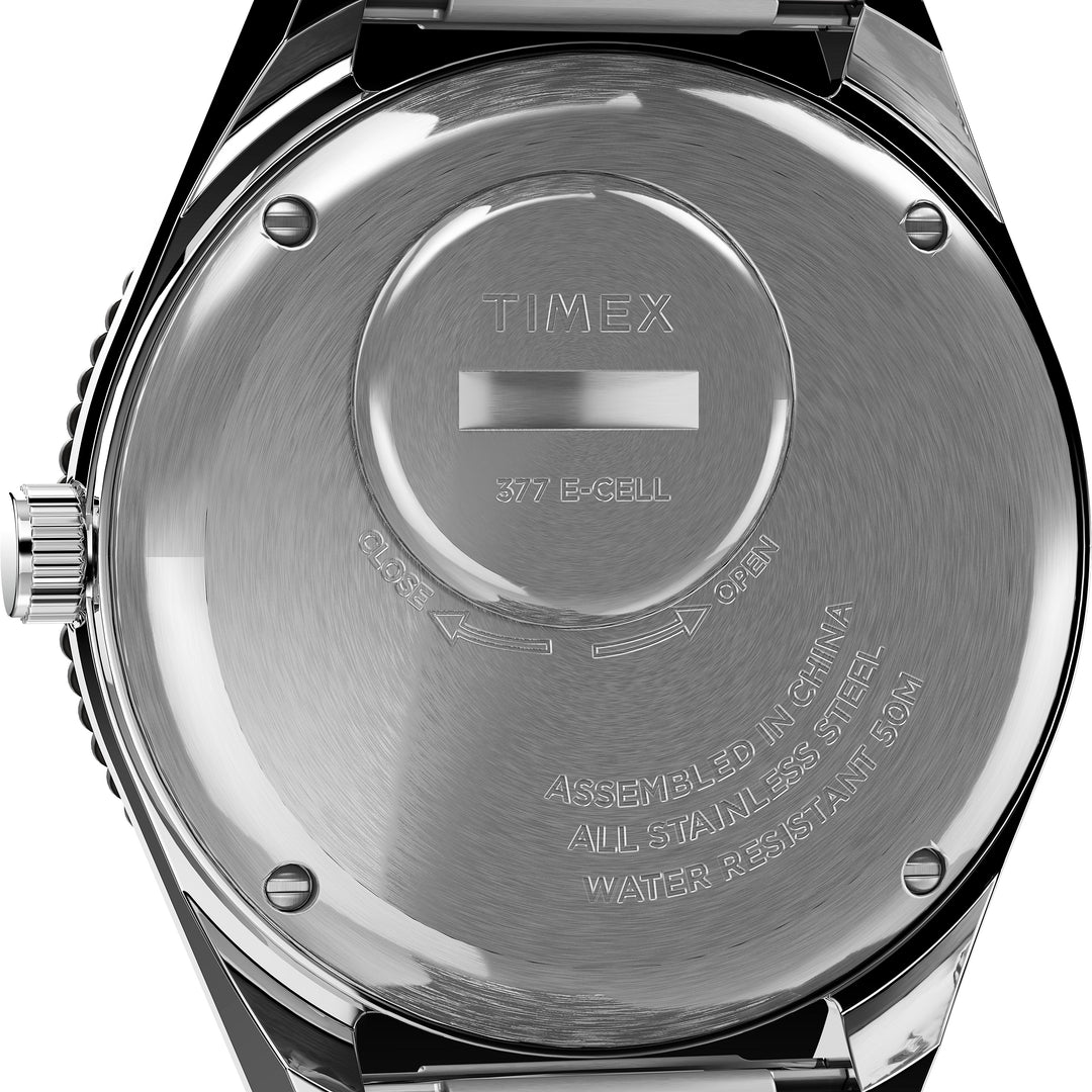 Q TIMEX REISSUE QUARTZ 3 HANDS DATE MEN WATCH
