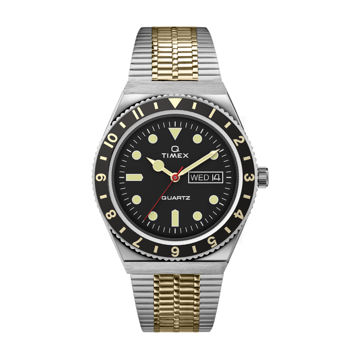 Q TIMEX DIVER TW2V18500 QUARTZ 3 HANDS DATE MEN WATCH