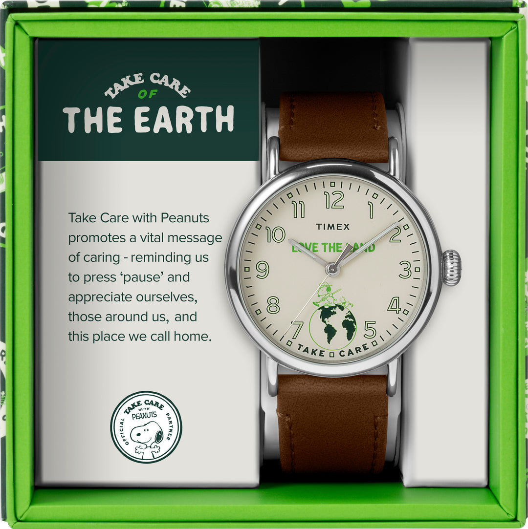 TIMEX TW2V32800 STANDARD X PEANUTS TAKE CARE MEN WATCH