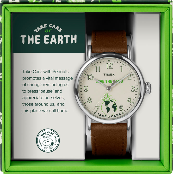 TIMEX TW2V32800 STANDARD X PEANUTS TAKE CARE MEN WATCH
