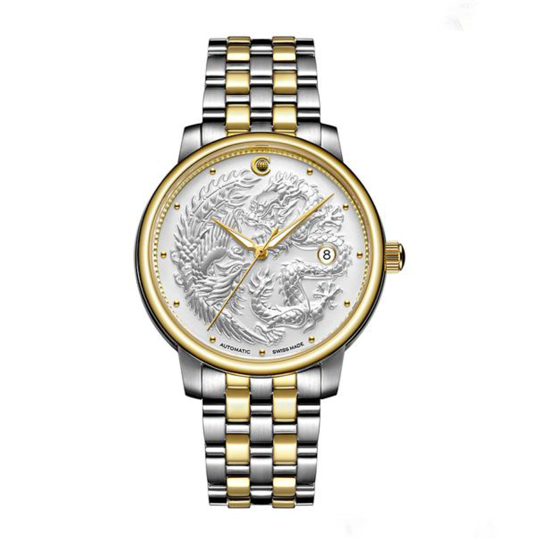 CYMA LIMITED EDITION DRAGON AND PHOENIX AUTOMATIC MEN WATCH