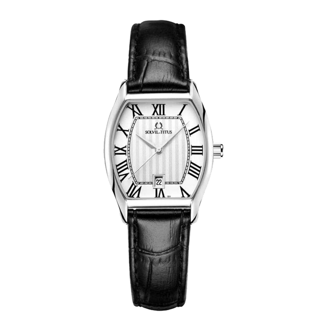 SOLVIL ET TITUS BARISTA W06-02825-001 3 HANDS DATE QUARTZ WOMEN WATCH