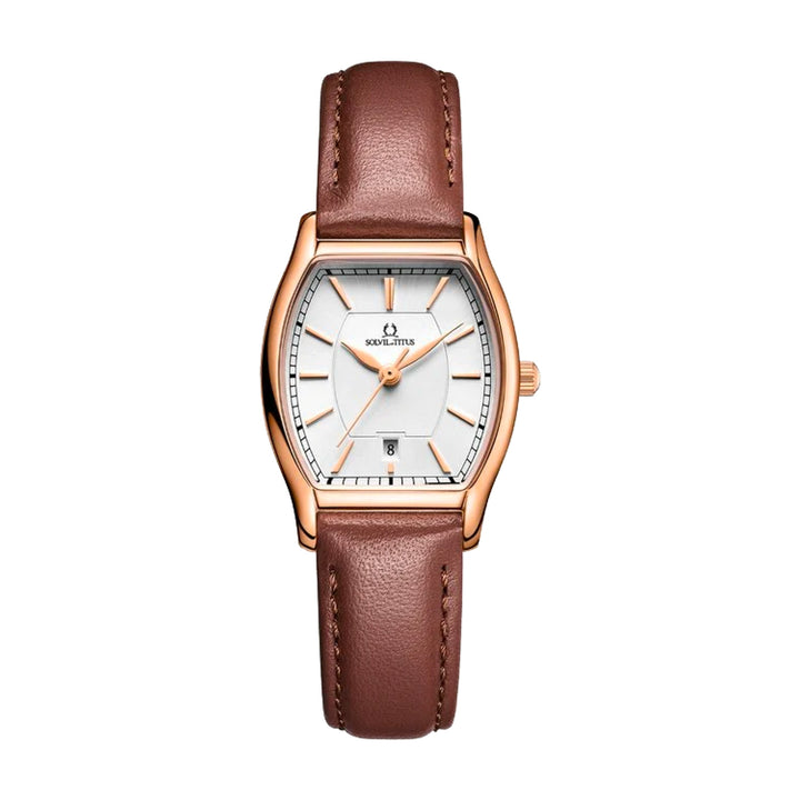 SOLVIL ET TITUS BARISTA W06-02825-010 3 HANDS DATE QUARTZ WOMEN WATCH