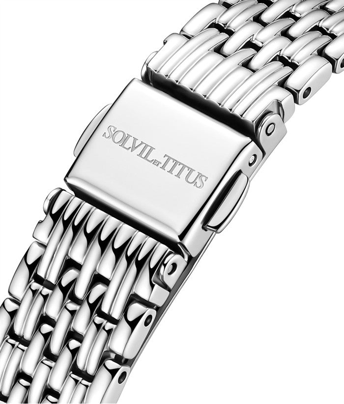 SOLVIL ET TITUS FAIR LADY W06-03025-004 3 HANDS DATE QUARTZ WOMEN WATCH