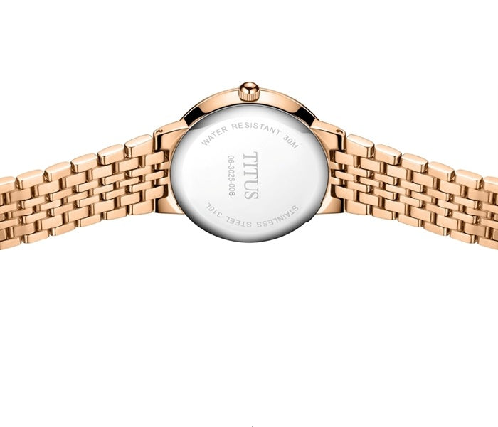 SOLVIL ET TITUS FAIR LADY W06-03025-008 3 HANDS DATE QUARTZ WOMEN WATCH